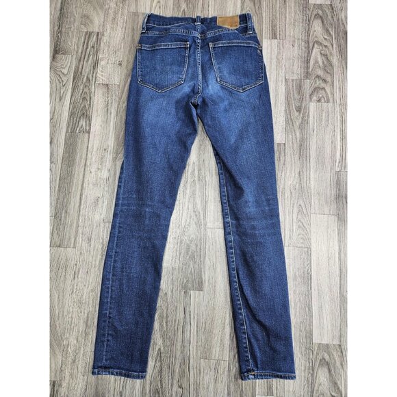 Madewell Jeans Womens 24 Blue Roadtripper Skinny Stretch Denim Medium Wash Soft - Picture 2 of 13